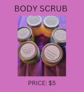 BODY SCRUB (8 OZ)-PINEAPPLE MANGO SHERBET BURST