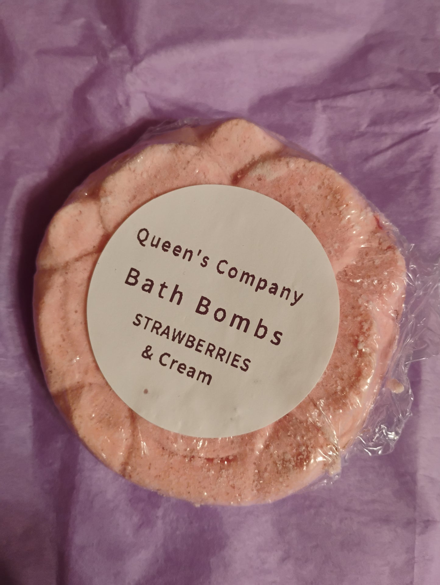 BATH BOMBS- STRAWBERRIES & CREAM