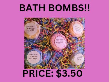 BATH BOMBS - PEPPERMINT