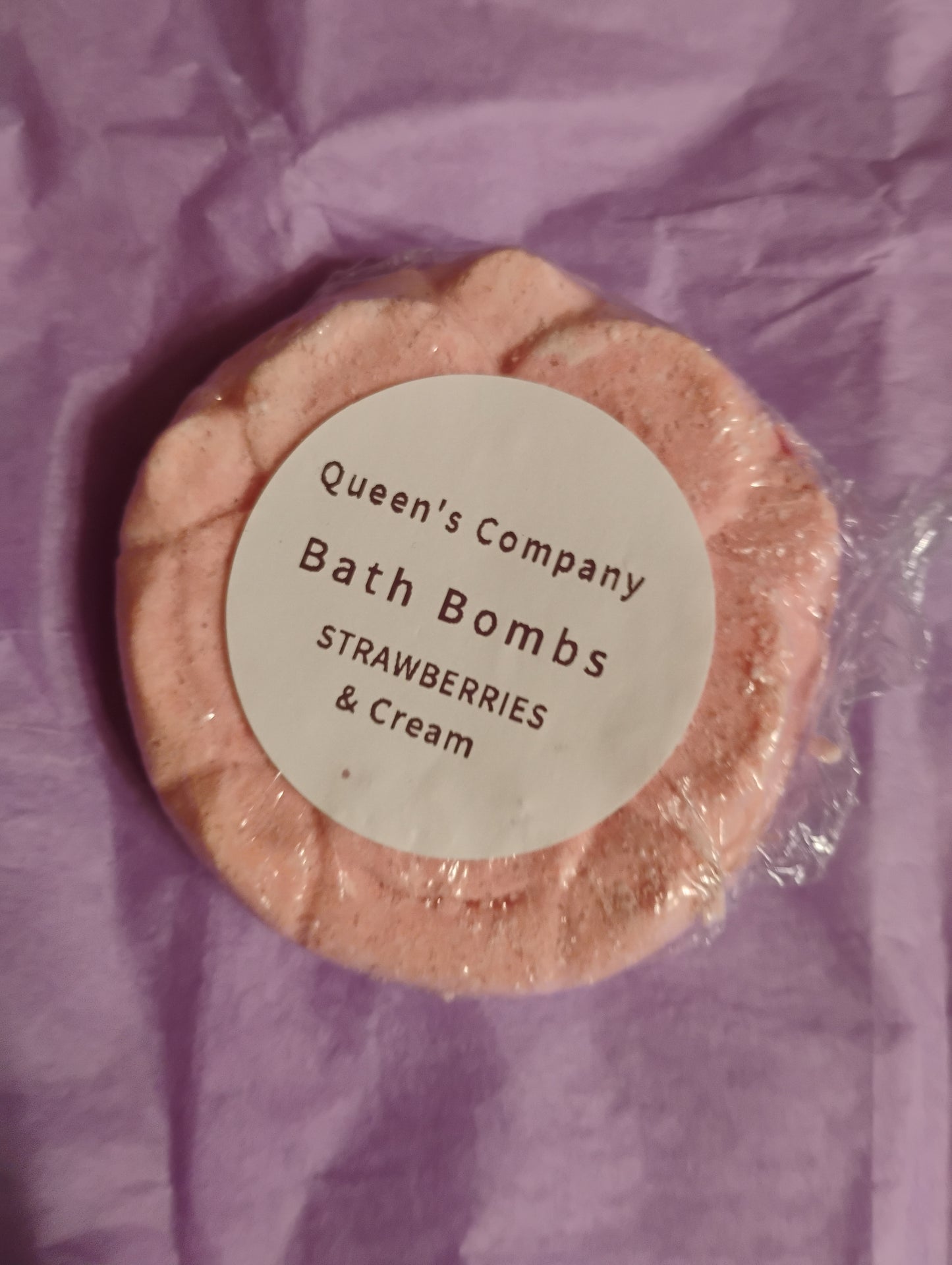 BATH BOMBS- STRAWBERRIES & CREAM