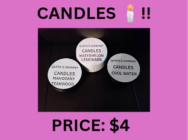 CANDLES- (8 OZ)-COOL WATER