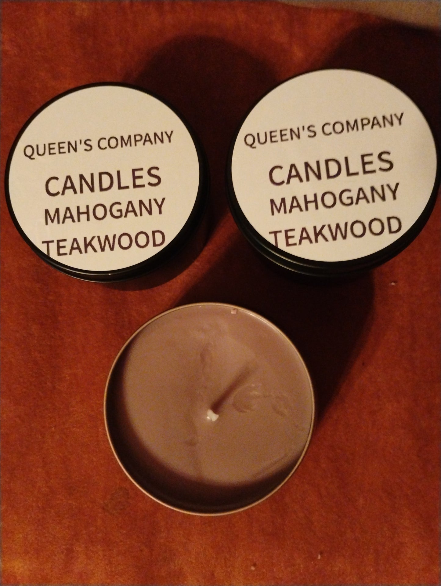 CANDLES (8 OZ)- MAHOGANY TEAKWOOD