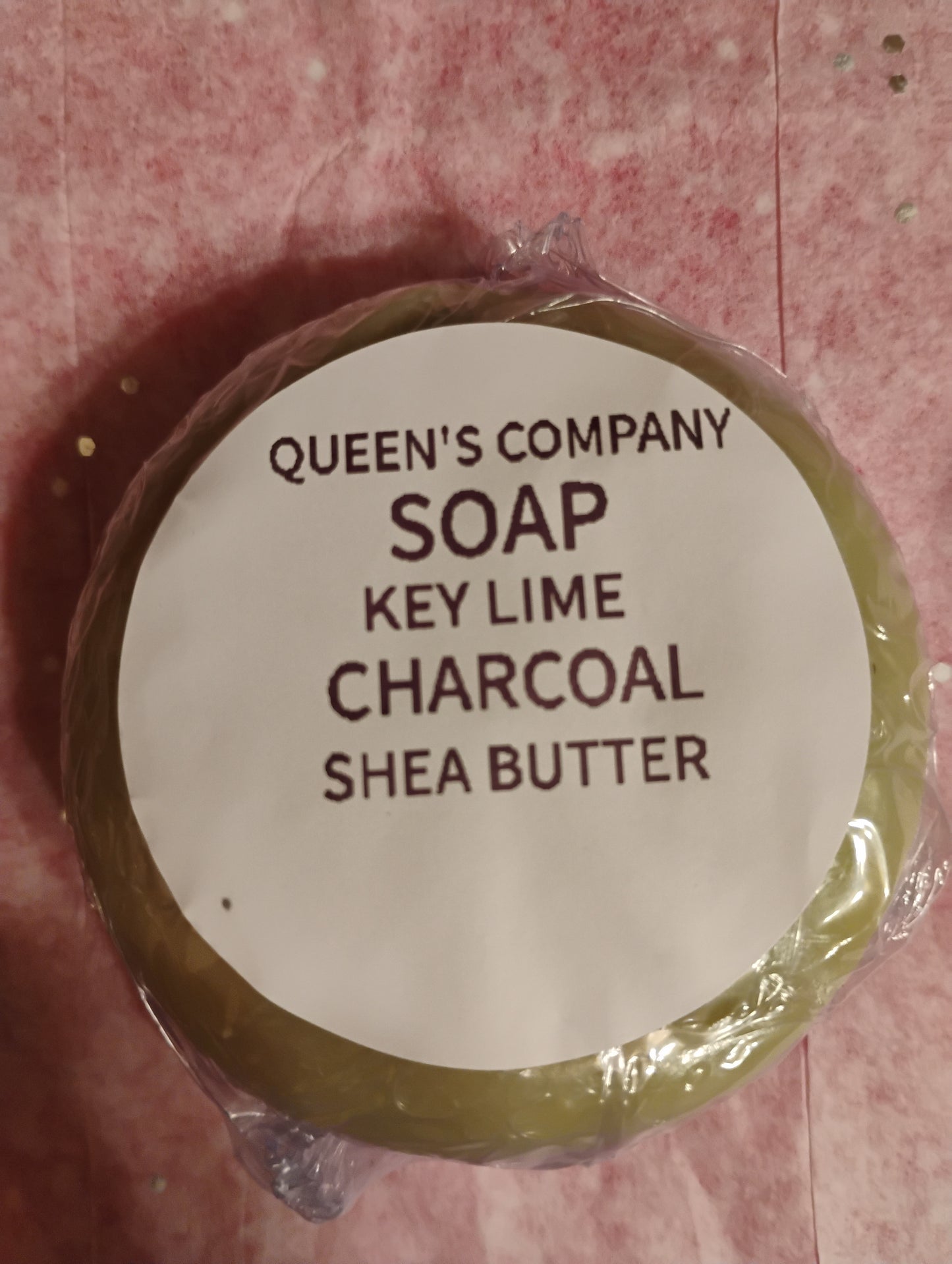 BAR SOAP- KEY LIME CHARCOAL SHEA BUTTER