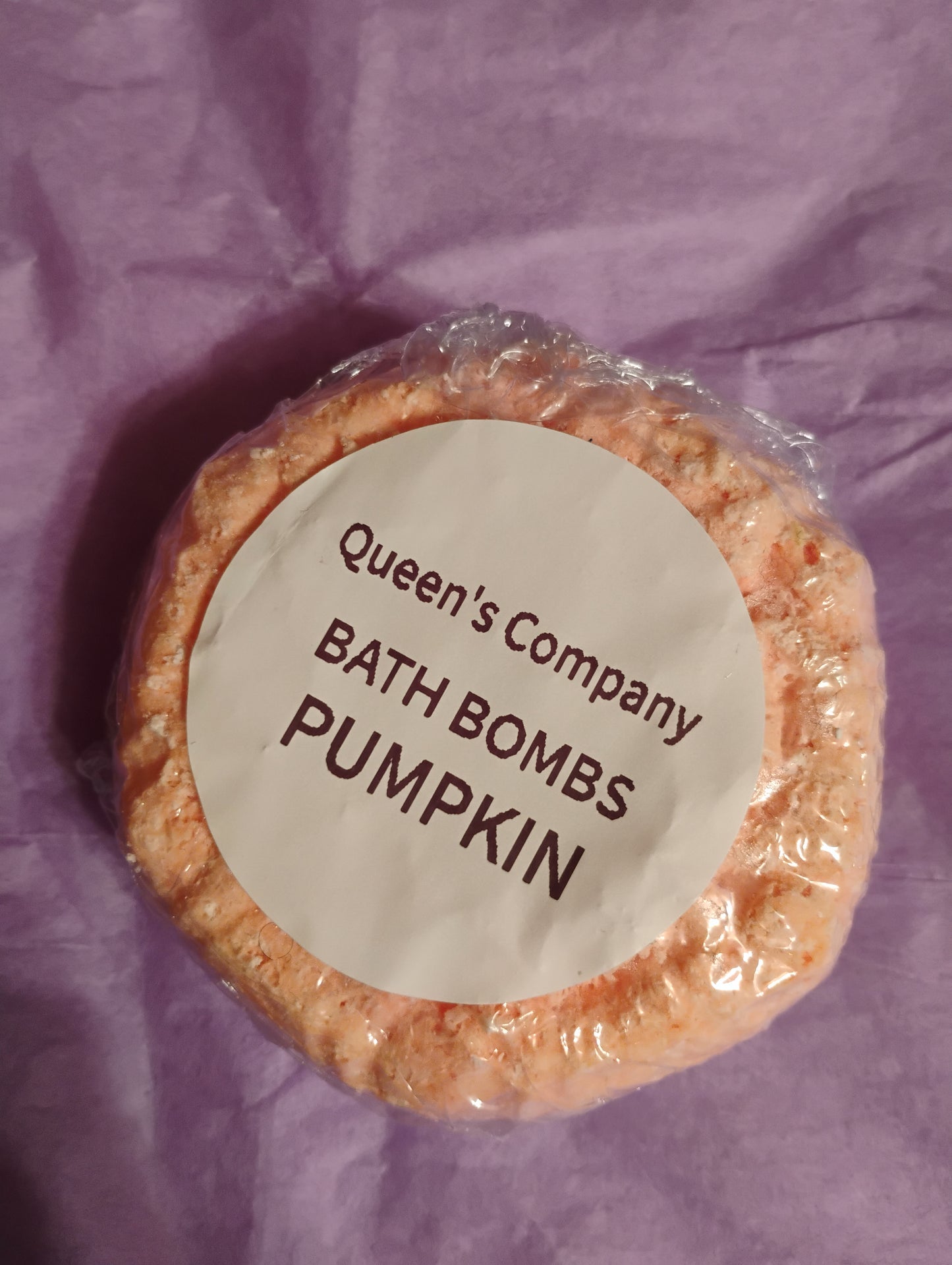 BATH BOMBS- PUMPKIN