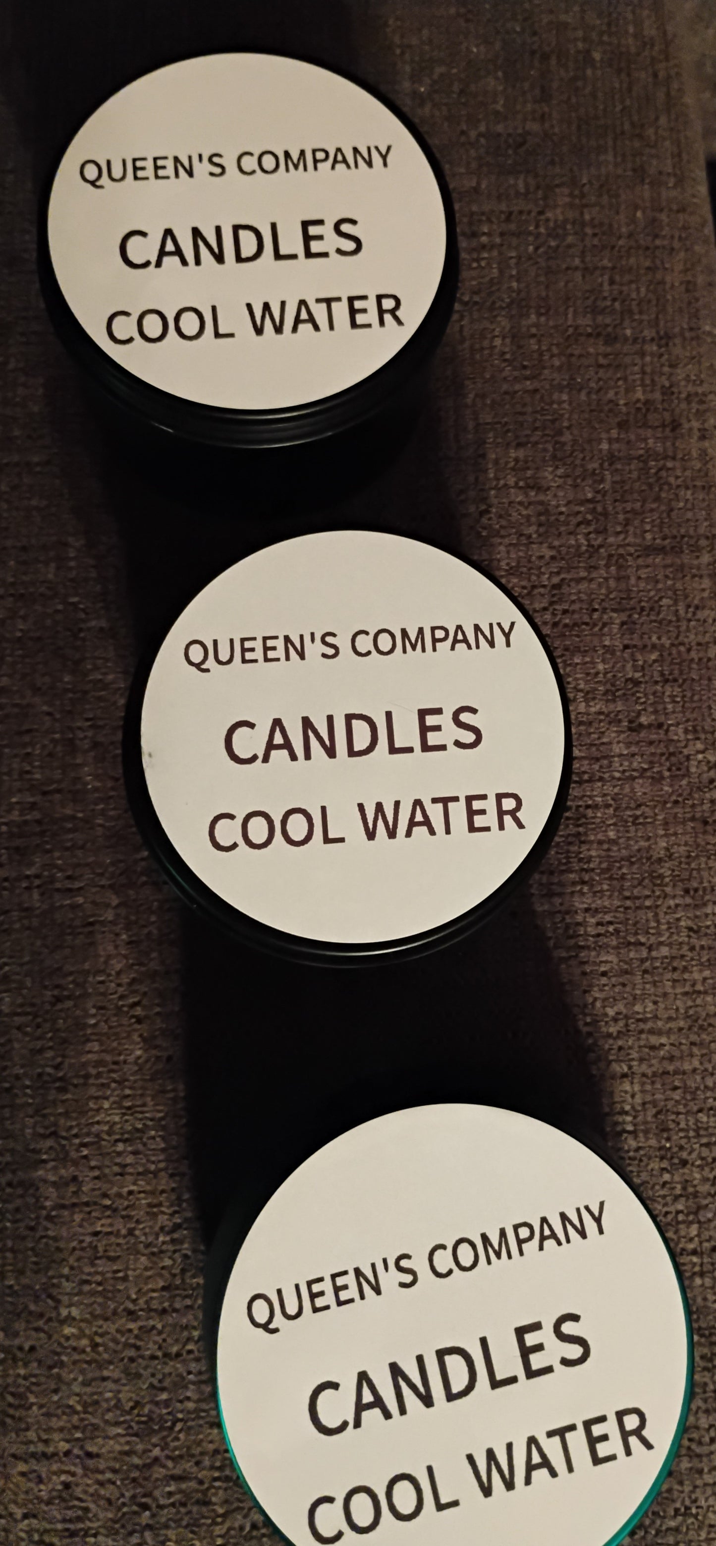 CANDLES- (8 OZ)-COOL WATER