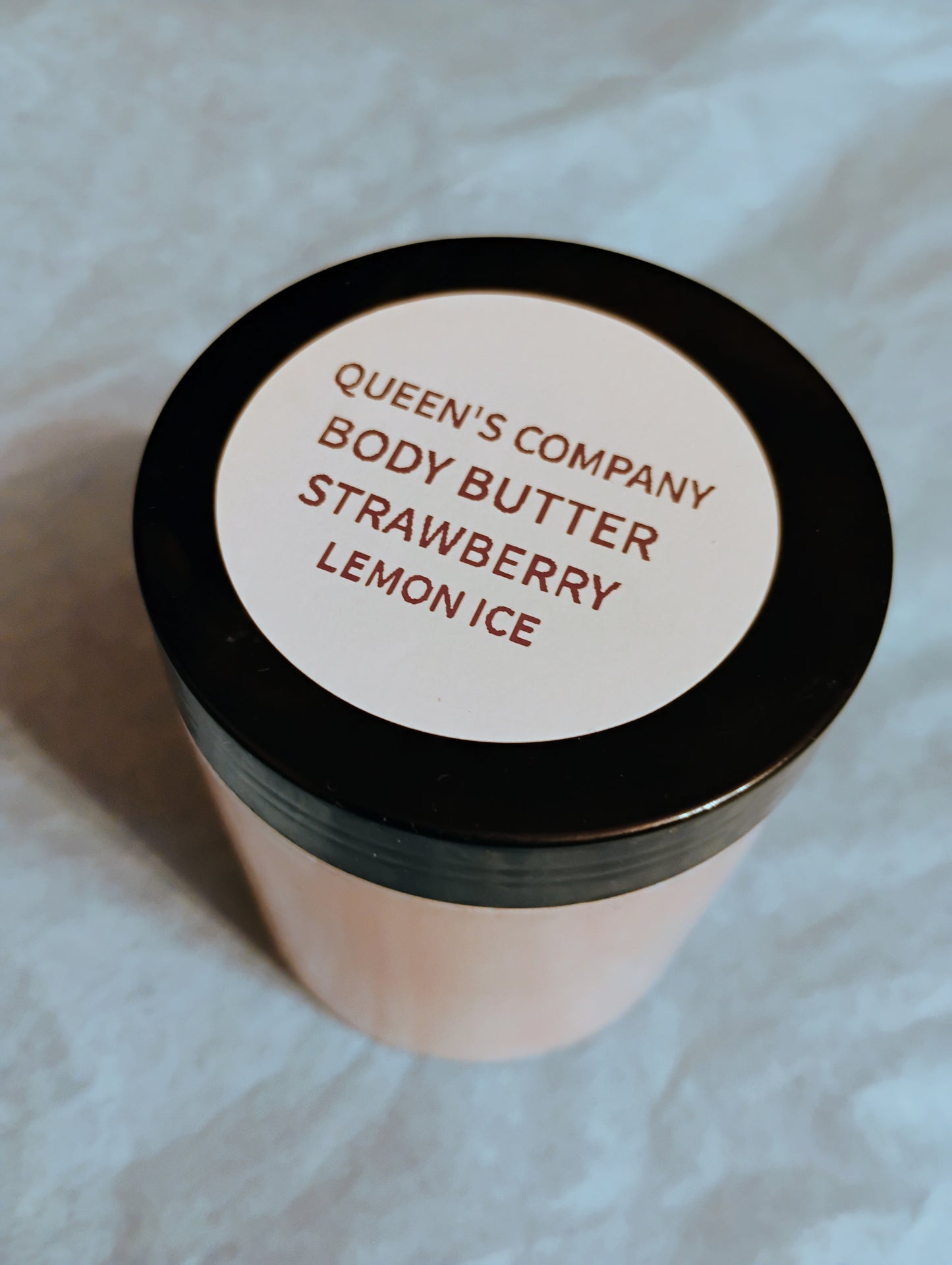 BODY BUTTER (8 OZ)- STRAWBERRY LEMON-ICE